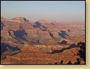 Grand Canyon - barvy zpadu slunce. 